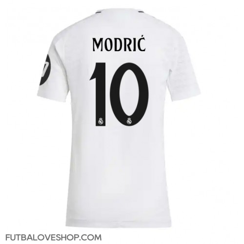 Dres Real Madrid Luka Modric #10 Domáci pre Ženy 2024-25 Krátky Rukáv